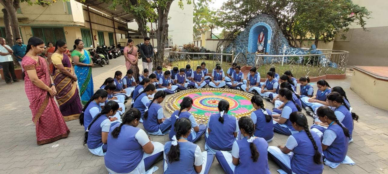 A Farewell Prayer Service for std 10th 