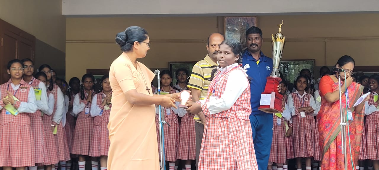 Our Volleyball player N. Sana won Best